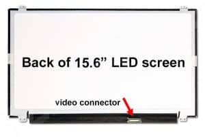 Pantalla para notebook 15.6 led slim de 30 pines hd