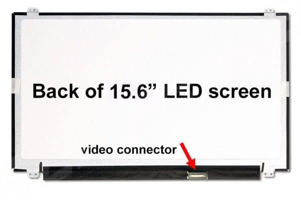 Pantalla para notebook 15.6 led slim de 30 pines hd