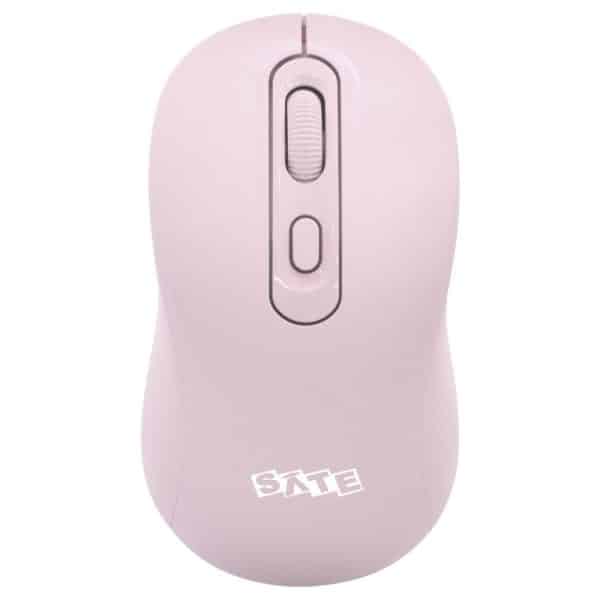 Mouse recargable de modo dual - rosa a-763